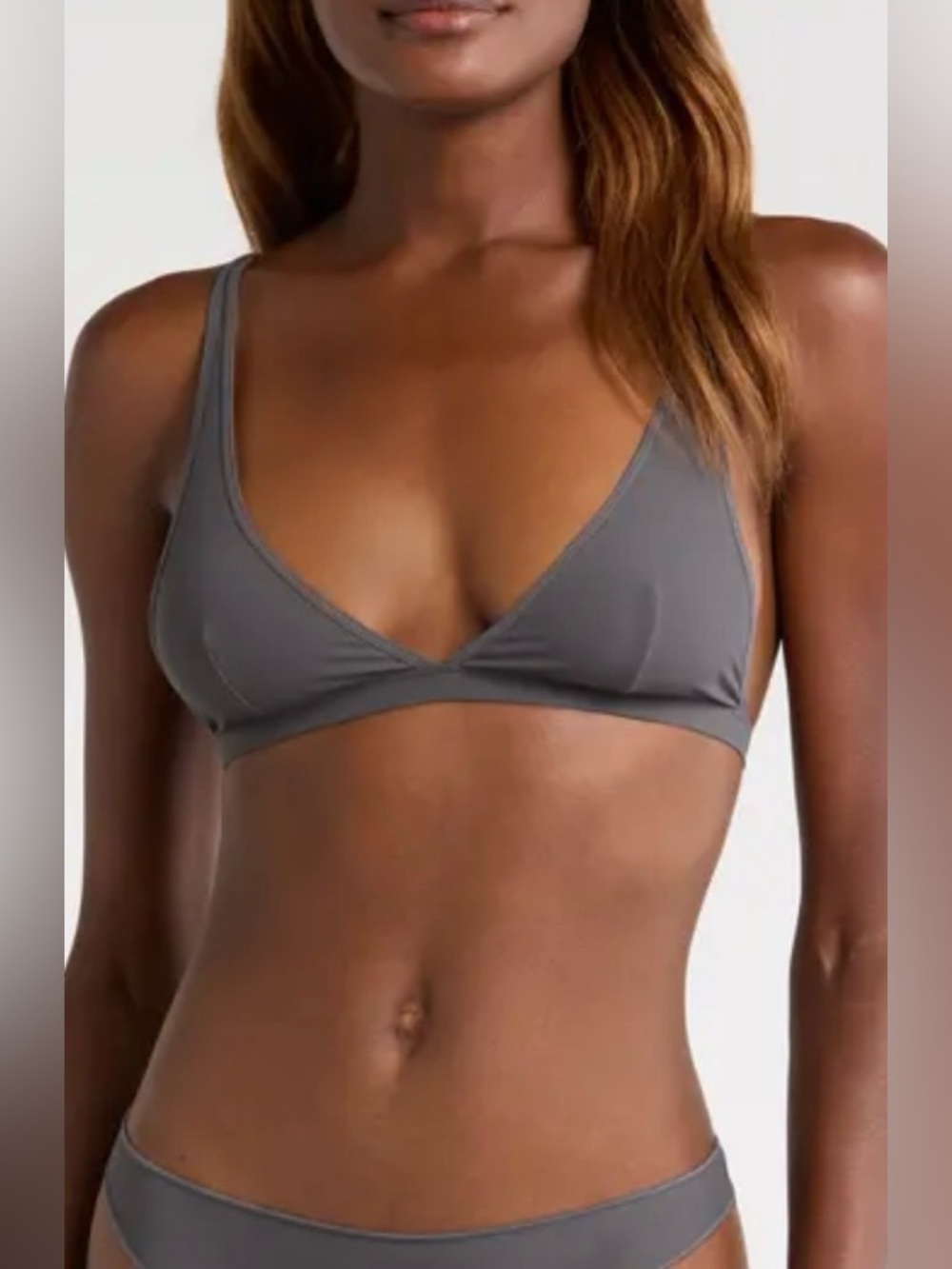 Free People Intimately Gray Triangle Bralette size small